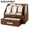 SHELVANEO™ Household Paperwork Organizer with Action Slots and Portable Document Folio