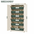 SHELVANEO™ Seasonal Décor Organizer with Adjustable Ornament Trays and Light-Winding Panels